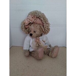 Teddy Bear Ashton-Drake Galleries Knit Sweater & Hat 1999 Collectible Plush Doll